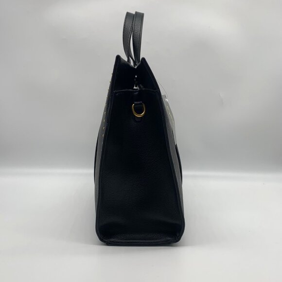 Style & Co Black Medium Boxy Tote - Picture 5 of 12